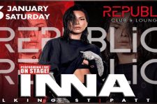 Inna Live on Stage at Republic Nightclub Pattaya, vocalist in Pattaya